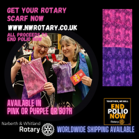 Rotary Scarf in aid of End Polio Now